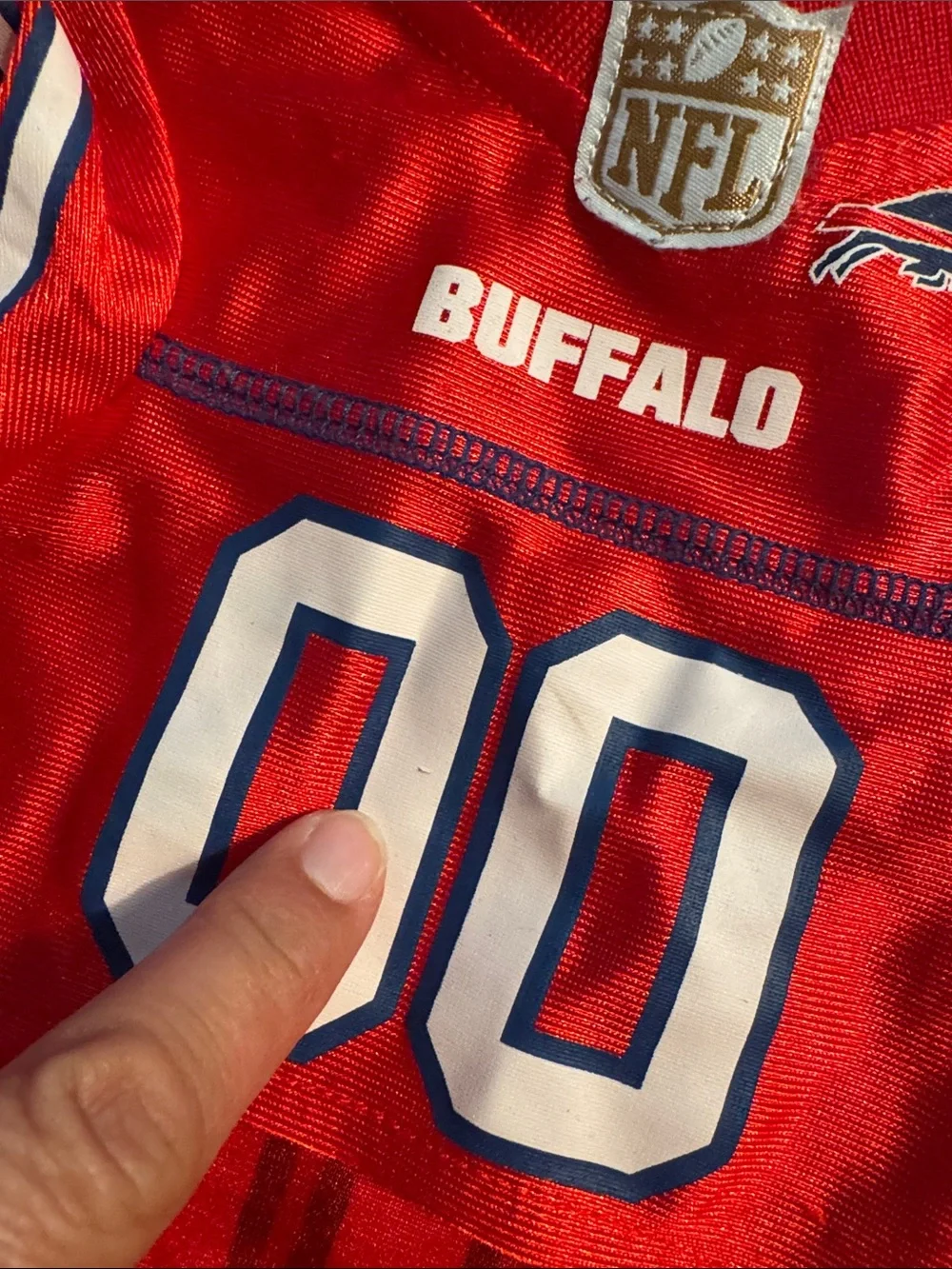 Buffalo Bills Red dog Jersey Shirt - NFL size small